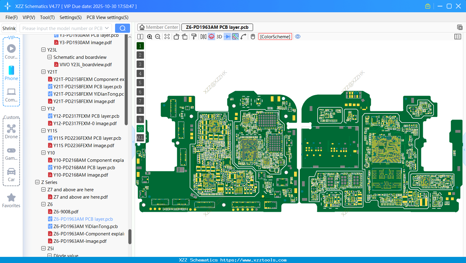 VIVO Z6-PD1963AM PCB Layer